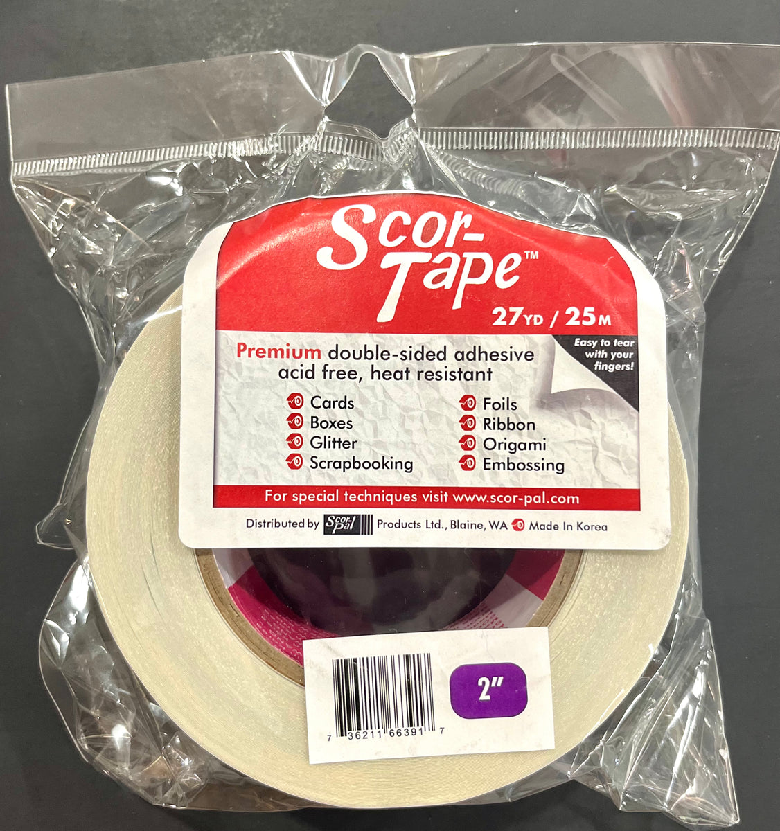 Scor-Tape 2” – 3 Craft Chicks