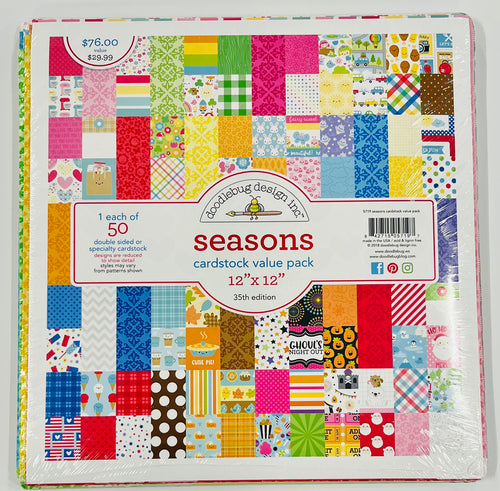 Doodlebug Seasons Paper Pack