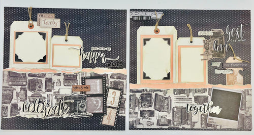 Simple Vintage Celebrate Layout