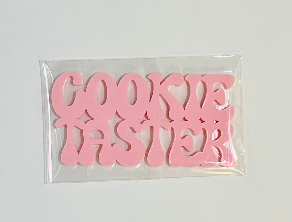 Acrylic Large Pink Cookie Taster