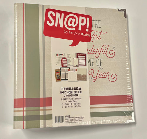 Simple Stories Hearth & Holiday Snap Album