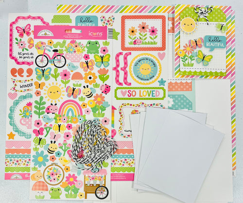 Butterfly Kisses Tag Card Kit