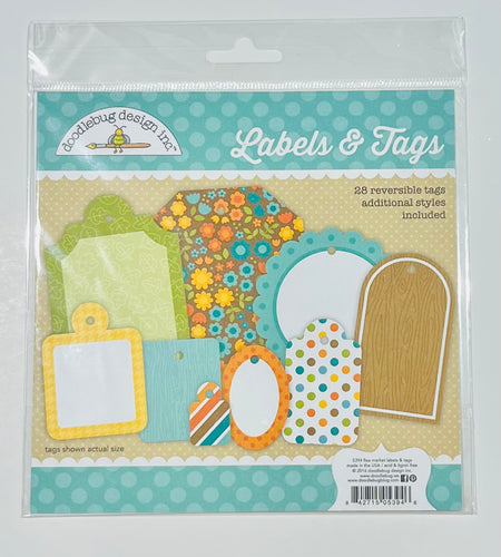 Doodlebug Flea Market Labels & Tags