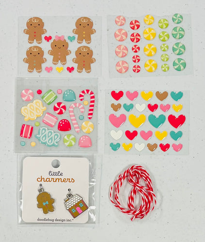 Doodlebug Gingerbread Charmer Add-On Pack Gingerbread