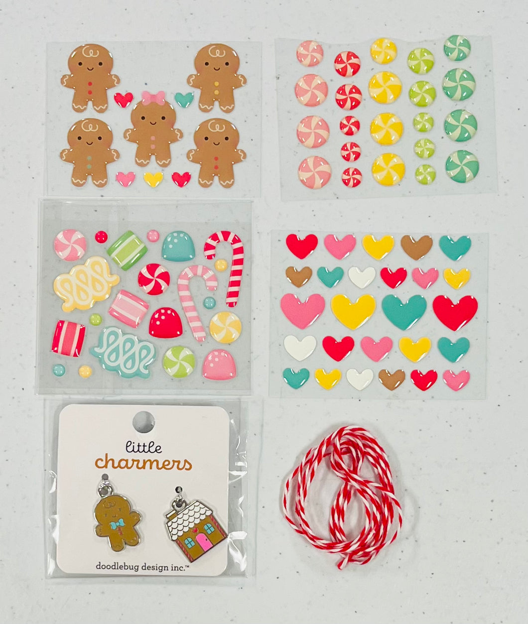 Doodlebug Gingerbread Charmer Add-On Pack Gingerbread