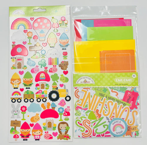 Doodlebug Over the Rainbow Mini Card Bundle