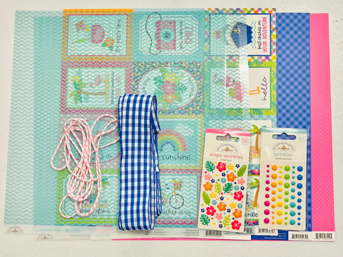Acetate Tag Card Kit Summer Fun