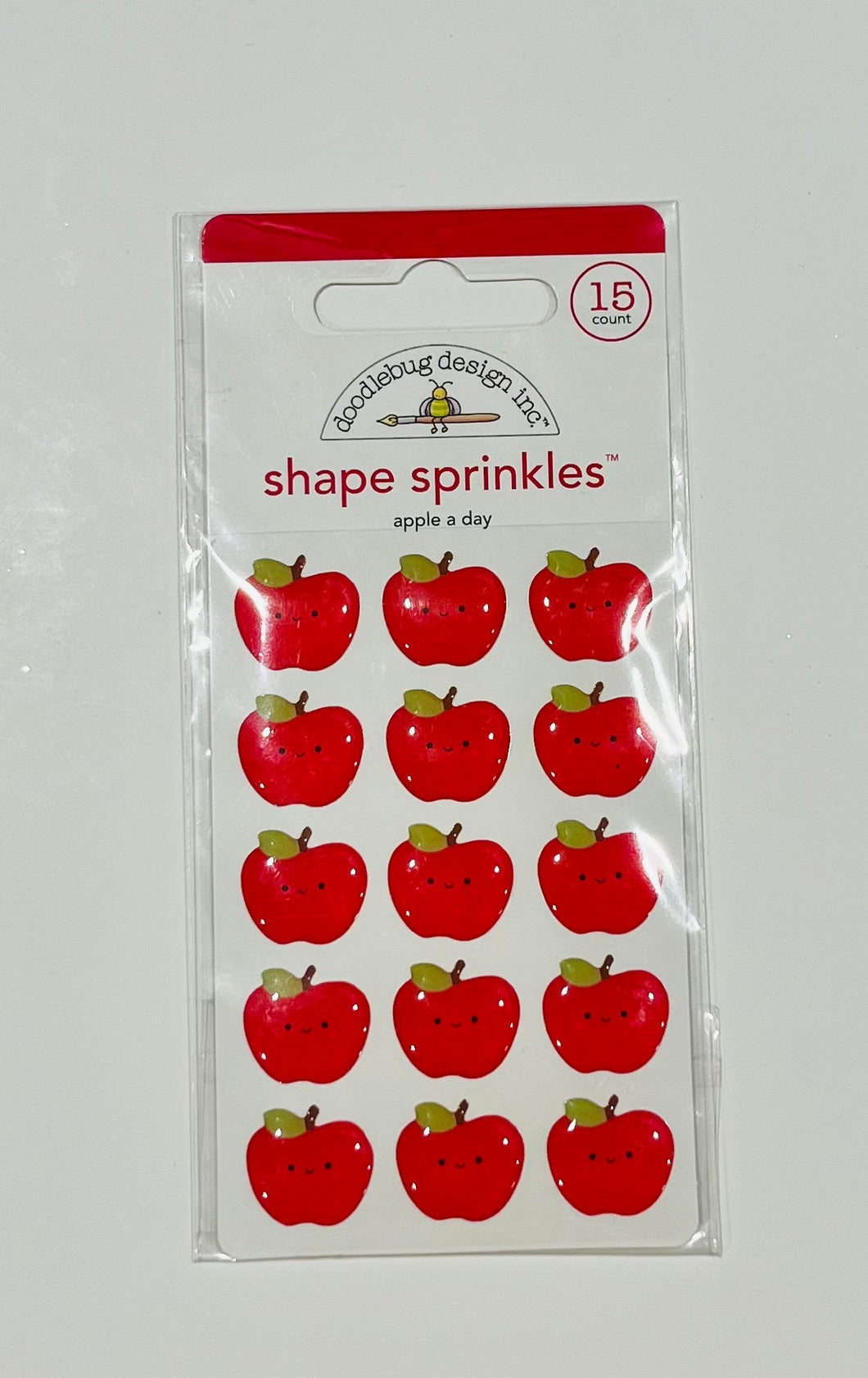 Doodlebug Apple A Day Sprinkles