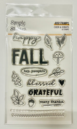 Simple Stories Cider & Donuts Stamps