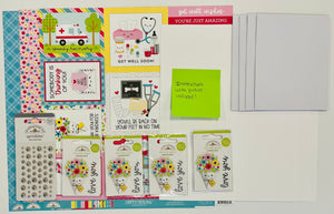 Gift Card ‘On The Go’ Bundle Happy Healing Floral Doodle-Pop