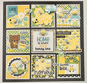NEW Bee Happy 12x12 Sampler