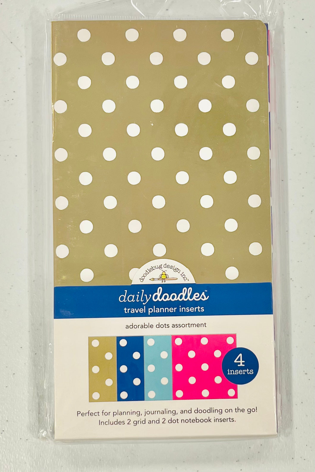 Doodlebug Adorable Dots Travelers Notebook Inserts