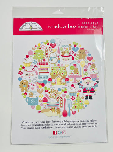 Gingerbread Kisses Shadowbox Kit