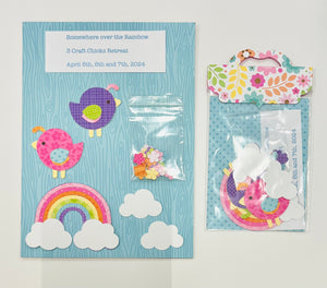 Joan’s Ephemera Coordinates with Rainbow Box