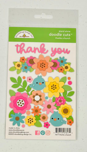 Thanks a Bunch Stand Alone Doodle-Cuts
