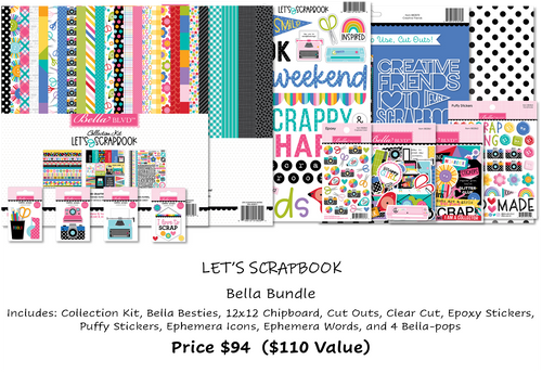Pre-Order Bella Blvd Let’s Scrapbook Bundle