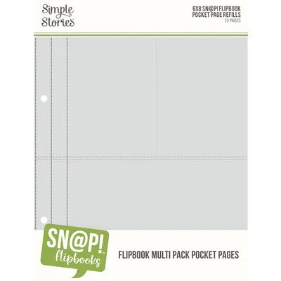 Simple Stories 6x8 Flipbook Refills Multipack