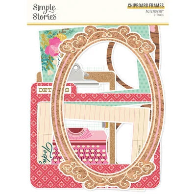 Simple Stories Noteworthy Chipboard Frames
