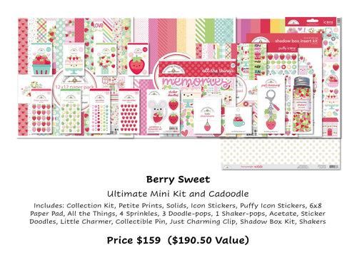 Pre-Order Doodlebug Berry Sweet ULTIMATE Mini Kit & CaDoodle