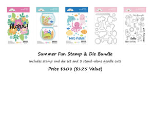 Pre-Order Doodlebug Summer Fun Stamp & Die Bundle
