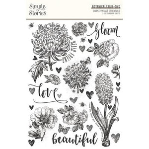 Simple Stories Vintage Essentials Botanicals Rub-Ons