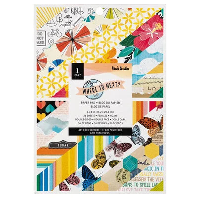Vicki Boutin Where to Next 6x8 Paper Pad