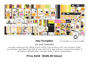 Pre-Order NEW Doodlebug Hey Pumpkin Kit & Cadoodle