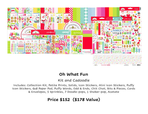 Pre-Order Doodlebug Oh What Fun Kit & CaDoodle