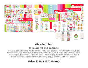 Pre-Order Doodlebug Oh What Fun ULTIMATE Kit & CaDoodle