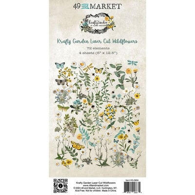 49 & Market Krafty Garden Laser Cuts Wildflowers