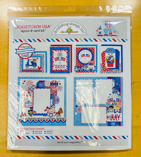 Doodlebug Hometown Layout & Card Kit