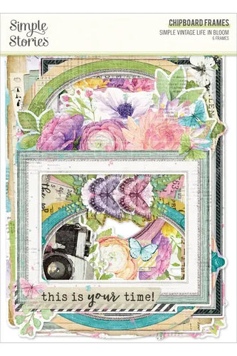 Simple Stories Life in Bloom Chipboard Frames