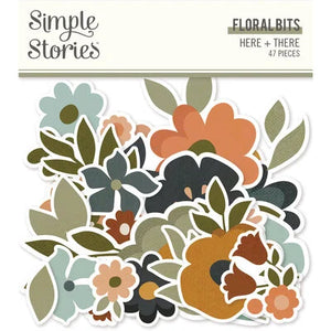 Simple Stories Here & There Floral Bits