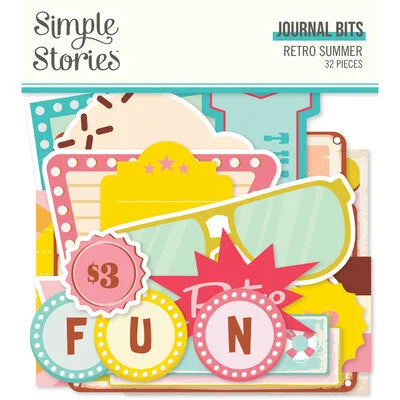 Simple Stories Retro Summer Journal Bits