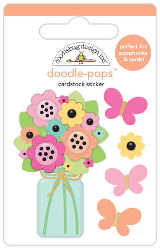 Pre-Order Doodlebug Hello Again Butterfly Bouquet Doodle-Pop