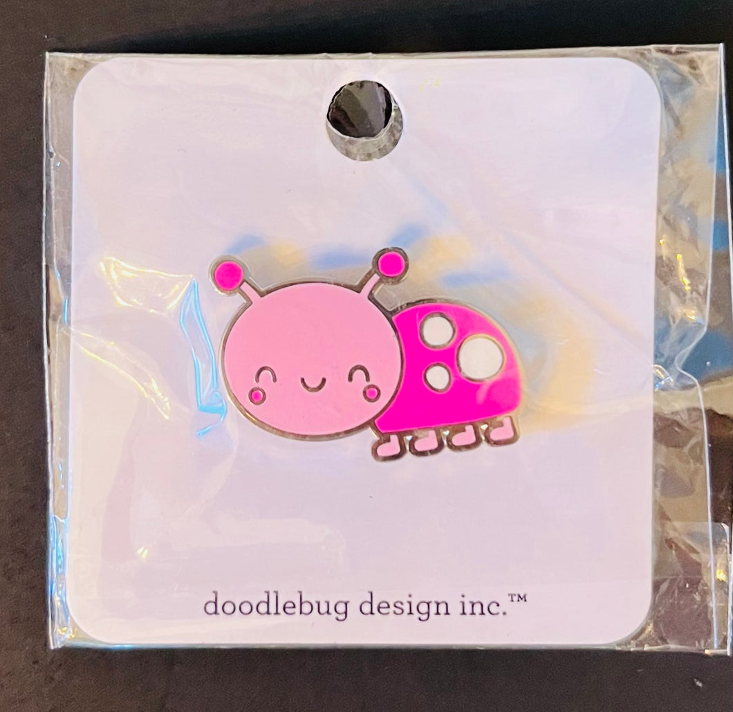 Little Lady-Pink Lady Bug Collectible Pin