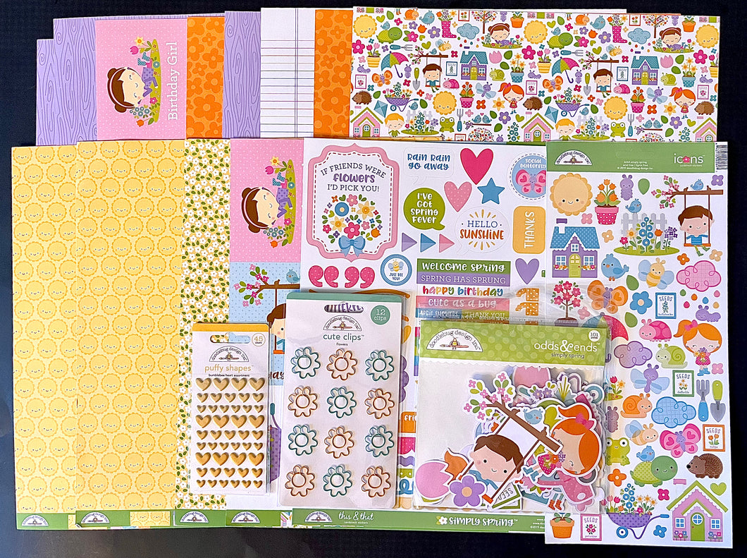 Lillian Sunshine Girl Bundle(Doodlebug Simply Spring)