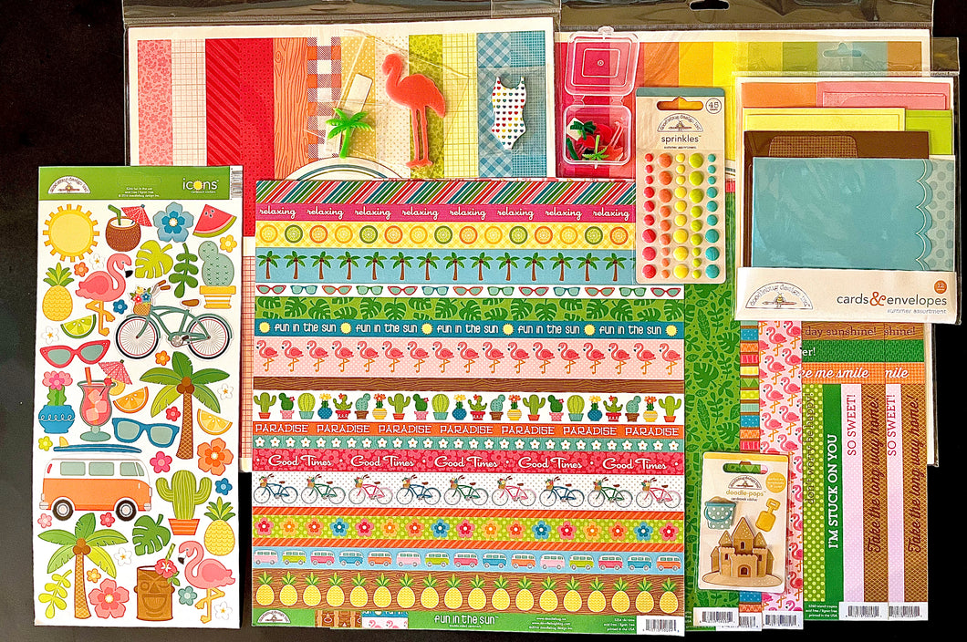 Doodlebug Fun in the Sun & Coordinating Bundle