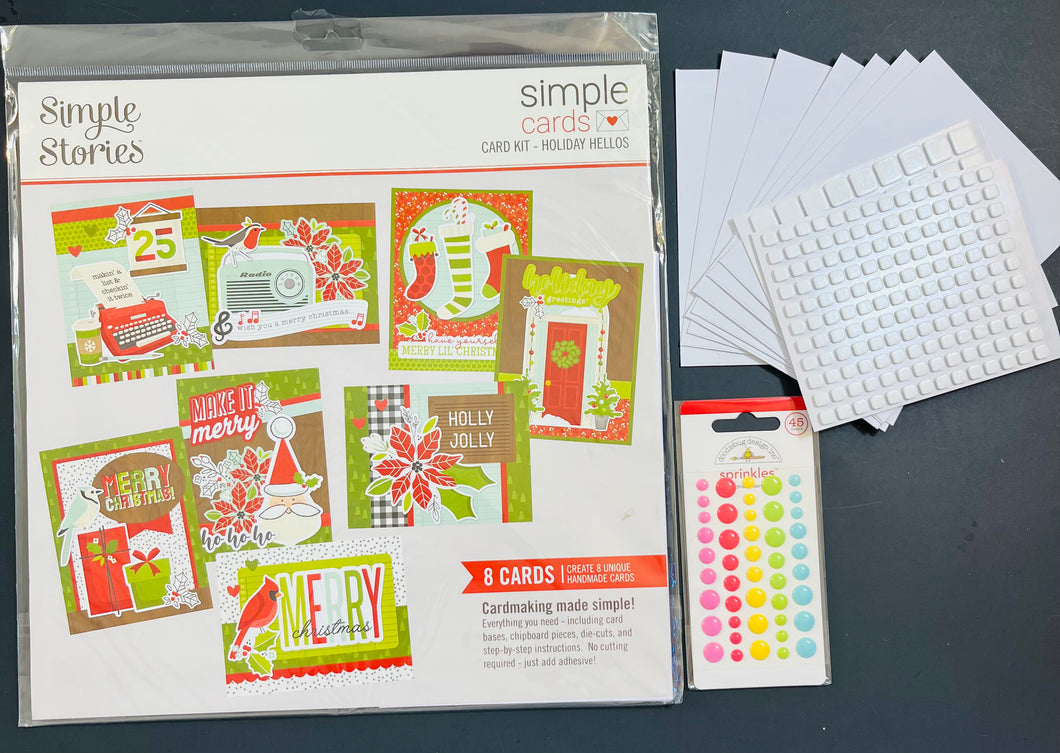 Simple Stories Holiday Hellos Card Kit