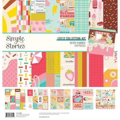 Simple Stories Retro Summer Collection Kit