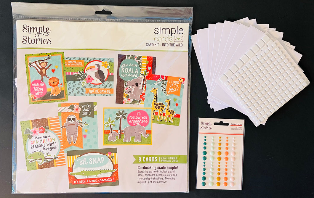 Simple Stories Into the Wild Card Kit