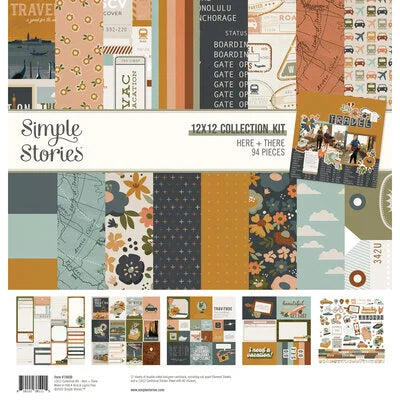Simple Stories Here & There Collection Kit
