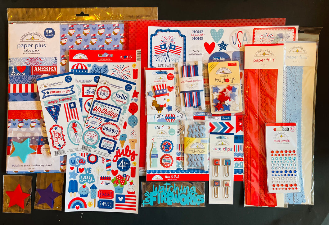 Doodlebug Land That I Love Patriotic Bundle