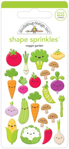 Doodlebug Pre-Order Farmers Market Veggie Garden Shape Sprinkles