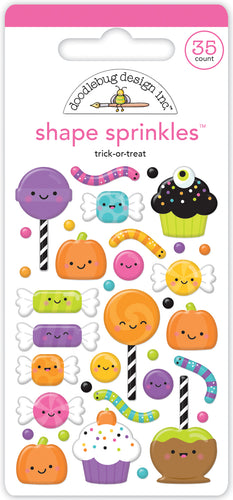 Doodlebug Pre-Order Monster Madness Trick or Treat Shape Sprinkles