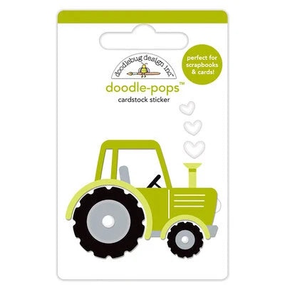 Doodlebug Down on the Farm Tractor Doodle-Pop