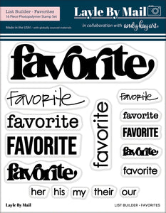 Layle By Mail Favorite Stamp