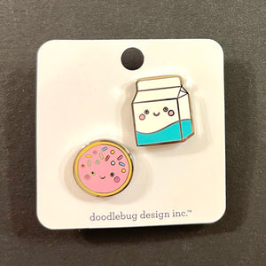 Doodlebug Collectible Pin- Cookies & Cream
