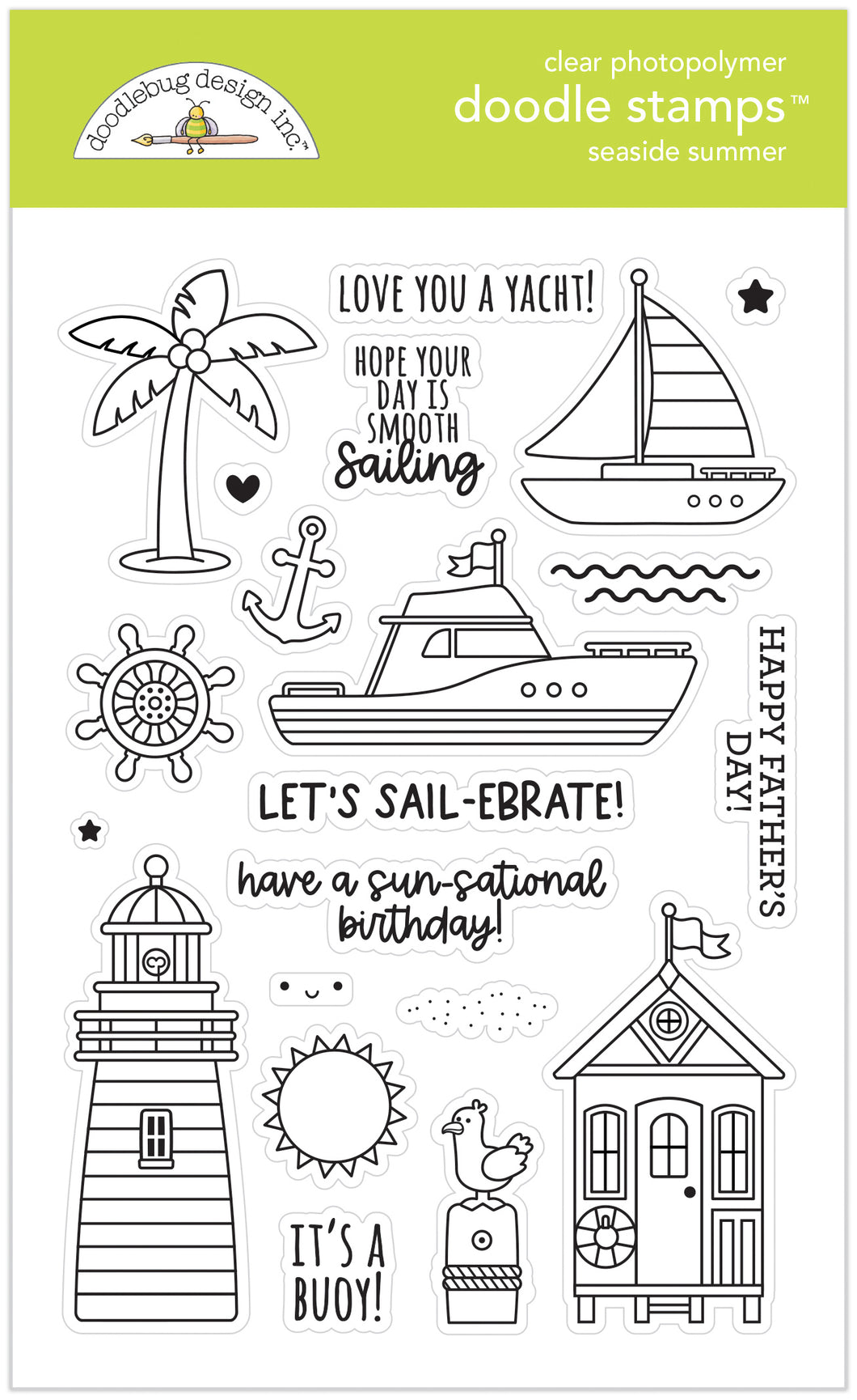 Pre-Order Doodlebug Seaside Summer Stamps