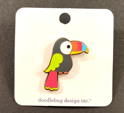 Doodlebug Collectible Pin- Tiki Toucan